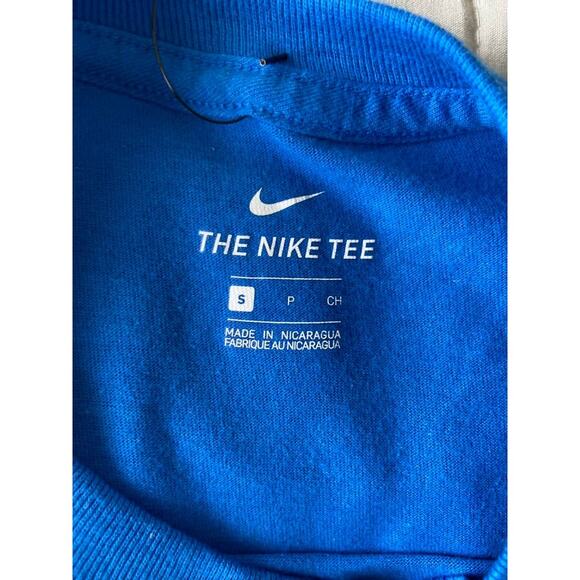 Nike Tee Blue Unisex Kids T Shirt‎ Small *NWT - Picture 3 of 4
